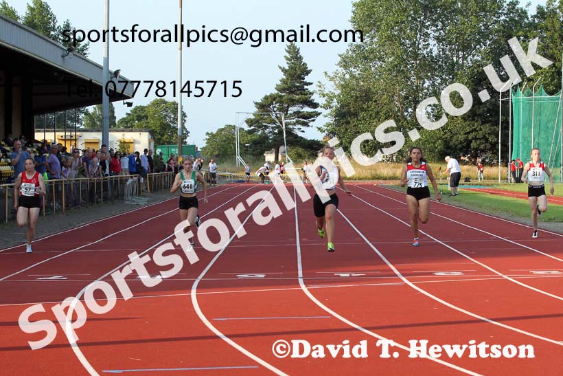 100 metres, 2021 North East Grand Prix 5, Monkton, Wednesday, July 21st. Photo: David T. Hewitson/Sports for All Pics